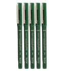 Marvy Uchida Calligraphy Pens - 2.0 mm - Green - 5 Pack-Colour: Green