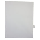Mark Maker Legal Exhibit Index Tab White Single Tabs, 1/26th Cut, Letter Size, No Holes, Letter S, 25 Pack-White Single Tabs, 1/26th Cut