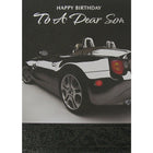 Rosedale Greeting Card, Birthday Son, Car-Printed on premium coated card stock