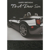 Rosedale Greeting Card, Birthday Son, Car-Printed on premium coated card stock