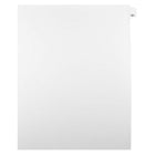 Mark Maker Legal Exhibit Index Tab White Single Tabs, 1/25th Cut, Letter Size, No Holes, Number 101, 25 Pack-White Single Tabs, 1/25th Cut