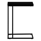 Monarch Specialties 3467 Accent Table - 25"H/Black/Black Metal-8
