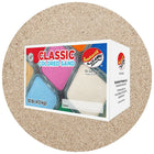 Sandtastik Classic Coloured Sand, 10 lb (4.5 kg) Box, Silver-Fine grain with natural sparkle throughout