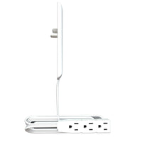 Sleek Socket 3' Ultra-Thin Electrical Outlet Cover with Power Strip-Indoor use