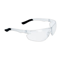 Techno Safety Glasses - Clear - 4A Coating-Wraparound lightweight, frameless spectacle