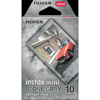 Fujifilm Instax Instant Mini Stone Gray Film Pack - 10 Exposures-Industrial-inspired INSTAX MINI Film (10 Exposures)