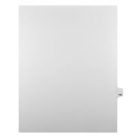 Mark Maker Legal Tabs - Letter Size - White - 1/25th cut - 25 tabs per package - 5 packages Pack - Number 143-White Single Tabs