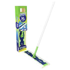 Swiffer Sweeper XL Starter Kit-Swiffer Sweeper XL is 1.5X wider than our regular Swiffer Sweeper, making it quick and easy to clean large areas. It traps and locks even more dirt, dust and hair with each swipe!