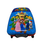Bioworld Super Mario 16" Kids Molded Hardside Carry-on Luggage-Printed ABS Shell with 100% Polyester lining