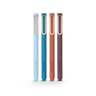 Poppin – Stylos Fineliner – assortis – paquet de 4-Tous les stylos écrivent à l'encre noire