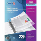 QuickFit Economy Top Load Sheet Protectors - Non-Glare - 225 Pack-Sheet/ Document Protector