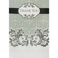 Rosedale Greeting Card, Thank You, Abstract-Printed on premium coated card stock