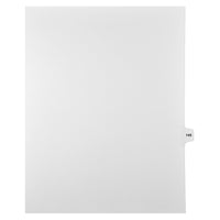 Mark Maker Legal Tabs - Letter Size - White - 1/15th cut - 25 tabs per package - 5 packages Pack - Number 145-White Single Tabs