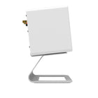 Kanto SE2W Elevated Desktop Speaker Stands for Small Speakers - White-Painted steel construction