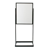J&J (FSSHM2228-BK) Floor Stand, 22x28, Black-Floor standing poster holder