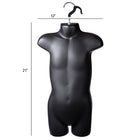 Eddie's Child Hanging Forms - Hard Plastic - Black - 3 Pack (155745-3)-Black