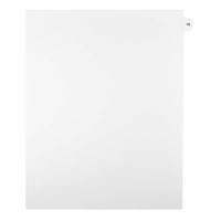 Mark Maker Legal Exhibit Index Tab White Single Tabs, 1/15th Cut, Letter Size, No Holes, Number 16, 25 Pack-White Single Tabs, 1/15th Cut