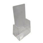 Eddie's Trifold Brochure/Pamphlet Literature Holder - 4.25" x 2.25" - Clear - 6 Pack-Trifold Brochure/Pamphlet Literature Holder