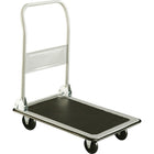 Safco Tuff Truck Standard-Duty Platform Truck-4" casters (two stationary and two swivel) provide easy manoeuverability on any surface