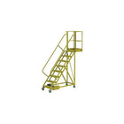Tri-Arc Unsupported 80" Cantilever Rolling Ladder, Serrated, 89" x 89" (UCU500820242)-Frame Material: Steel