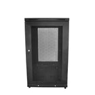 StarTech Server Rack Cabinet, 31" Deep Enclosure, 18U-Mount equipment at the top of the rack with a ceiling panel that features square venting holes that are cage nut compatible