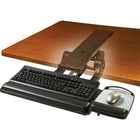 3M Adjustable Keyboard Tray (AKT180LE)-Sit/Stand easy adjust arm goes up to 10" above mounting surface