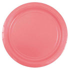 JAM Paper Round Paper Party Plates - Medium - 9 Inch - Pink - 50 Pack-Colour: Pink | Easily match your party theme with colourful plates