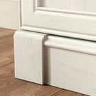 Sauder Palladia Library with Doors - Glacier Oak-Dimensions: 29.37"W x 71.87"H x 13.87"D