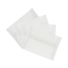 JAM Paper A6 Invitation Envelopes, 4.75 x 6.5, Clear Translucent Vellum, 100 Pack (13756g)-Closure: Gum