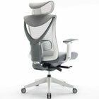 MotionGrey AirGlide Mesh Series Office Chair- Executive Ergonomic Computer Desk Mesh Back - White-Seat Dimensions: 26.2" W x 17.3-18.8" D x 3" H