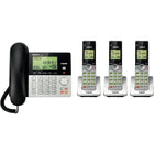 Vtech (CS6949-3) 3 Handset Corded/Cordless Phones with Answering System-Includes base corded system plus three additional handsets