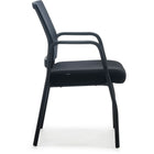 Staples Dedham Black Mesh And Fabric Guest Chair-Overall Dimensions: 34.3" H x 23.3" W x 23.8" D