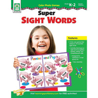 eBook: Key Education 804106-EB Color Photo Games: Super Sight Words - Grade K - 2-You will receive two emails: one confirming your entire order, and one with a "Download Software" buttonYou can download immediately or return to your email to download later