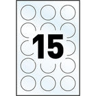 Avery Permanent Mailing Seals, 1" Diameter, Clear, 75 Pack, (2355)-Ideal for sealing flyers, brochures and newsletters