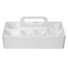 Gry Mattr Polypropylene Storage Box with 8 Spacer Layer - 12.99"L x 6.6"W x 5.9"D - White-Plastic, white