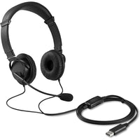 Kensington Classic Headset with Mic and Volume Control-Headset Type: Over-Ear
