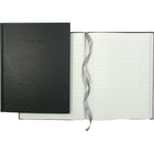 Winnable Executive Journal, 9-1/2" x 7-1/4", Black, 152 Pages-Textured, leather-like hard cover for style and durability