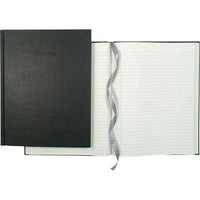 Winnable Executive Journal, 9-1/2" x 7-1/4", Black, 152 Pages-Textured, leather-like hard cover for style and durability
