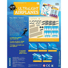 Thames & Kosmos Ultralight Airplanes STEM Experiment Kit-Build five different types of planes with different wing configurations