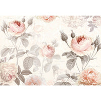 Komar La Maison Wall Mural, Pink-Printed on non woven