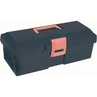 Aurora Tools Heavy-Duty Tool Boxes with Inner Tray, 15"-Abs plastic latches
