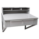 Kleton Wall Mounted Shop Desk-Durable carbon steel construction
