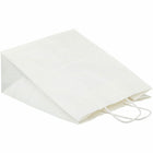 Jam Paper Large Kraft Giftbags - 10" x 13 1/4" x 5" - Solid Kraft Gift Bags - White - 100 Pack-Our giftbags are made from recycled materials that are recyclable