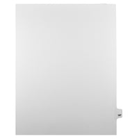 Mark Maker Legal Tabs - Letter Size - White - 1/25th cut - 25 tabs per package - 5 packages Pack - Number 197-White Single Tabs