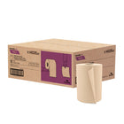 Cascades PRO Select Roll Paper Towel - 1-Ply - 350' - Brown - 12 Pack-Consistent quality and dependability : strong and absorbent