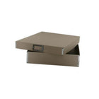 Jam Paper File Box - Letter Size - 12" x 9 1/2" x 2 1/4" - Brown Kraft-Color: Brown Kraft