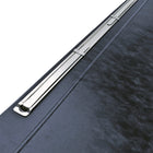ACCO Presstex Reinforced Report Cover - Letter - Side Binding - 3" Capacity - Black-Colour-matched reinforced Tyvek hinges