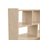 Flash Furniture Bright Beginnings Commercial Grade 8 Section Modular Wooden Classroom Open Storage, Safe, Kid Friendly - Natural-Greenguard Certified Wood for Healthier Air Quality