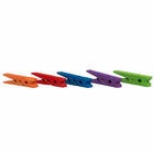 JAM Paper Wood Clip 2" Clothespins - Assorted Colors - 20 Pack-Great for organizing, adding flair to invites or accouncements, using on bulletin/cork boards, scrapbooking and many DIY crafts projects!