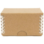 JAM Paper Kraft Ecoboard Business Card Box, Brown Recycled Kraft with Metal Edge, 5 Pack (9064 201g)-Dimensions: 2 1/4"(H) x 3-1/2"(W) x 2"(D)